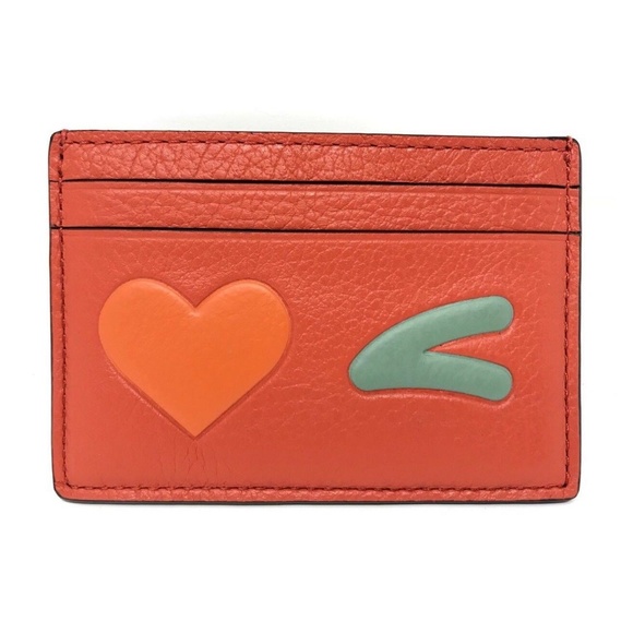 Coach Accessories - Coach Heart Wink Flat Card Case